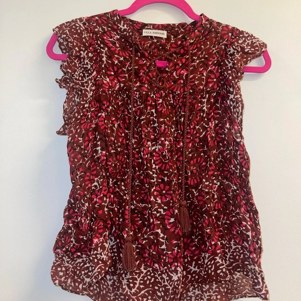 ULLA JOHNSONO  Top in Henna - Picture 4 of 9